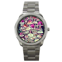 Sorcery Mushroom Sport Metal Watch