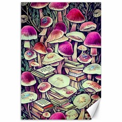 Sorcery Mushroom Canvas 12  x 18 