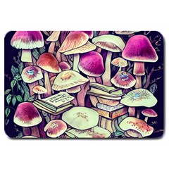 Sorcery Mushroom Large Doormat by GardenOfOphir