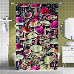 Sorcery Mushroom Shower Curtain 48  X 72  (small)  by GardenOfOphir