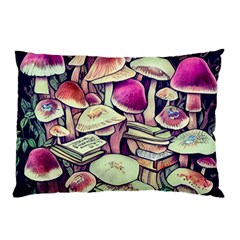 Sorcery Mushroom Pillow Case (two Sides) by GardenOfOphir