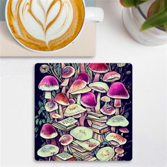 Sorcery Mushroom UV Print Square Tile Coaster 