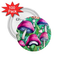 Charmed Toadstool 2 25  Buttons (100 Pack)  by GardenOfOphir