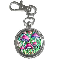 Charmed Toadstool Key Chain Watches by GardenOfOphir