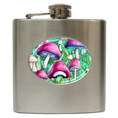 Charmed Toadstool Hip Flask (6 Oz) by GardenOfOphir