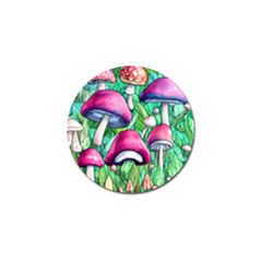 Charmed Toadstool Golf Ball Marker (10 Pack) by GardenOfOphir