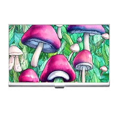 Charmed Toadstool Business Card Holder by GardenOfOphir