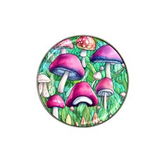 Charmed Toadstool Hat Clip Ball Marker (4 Pack) by GardenOfOphir