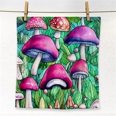 Charmed Toadstool Face Towel by GardenOfOphir