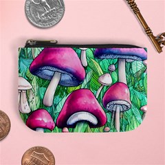 Charmed Toadstool Mini Coin Purse by GardenOfOphir