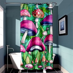 Charmed Toadstool Shower Curtain 36  X 72  (stall)  by GardenOfOphir