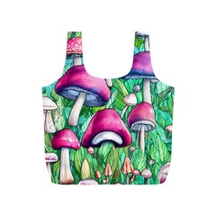 Charmed Toadstool Full Print Recycle Bag (s) by GardenOfOphir