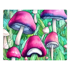 Charmed Toadstool Premium Plush Fleece Blanket (large) by GardenOfOphir