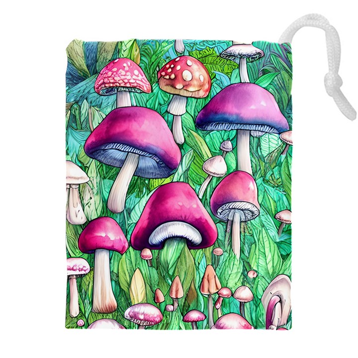 Charmed Toadstool Drawstring Pouch (4XL)