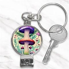 Magician s Conjuration Design Nail Clippers Key Chain