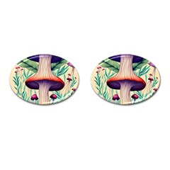 Magician s Conjuration Design Cufflinks (oval) by GardenOfOphir