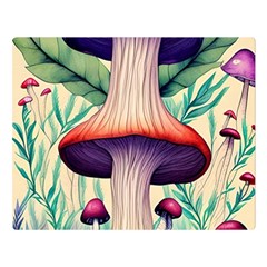 Magician s Conjuration Design One Side Premium Plush Fleece Blanket (large)