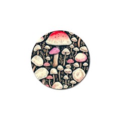 Spell Chanterelle Design Golf Ball Marker (10 Pack)