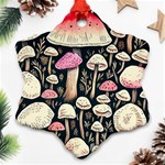 Spell Chanterelle Design Ornament (Snowflake) Front