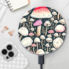 Spell Chanterelle Design Wireless Fast Charger(white) by GardenOfOphir