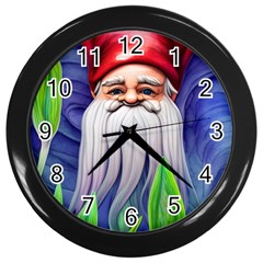 Magician s Charm For Sorcery And Spell Casting Wall Clock (black) by GardenOfOphir