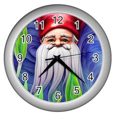 Magician s Charm For Sorcery And Spell Casting Wall Clock (silver)