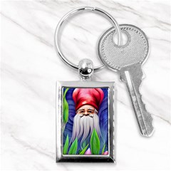 Magician s Charm For Sorcery And Spell Casting Key Chain (rectangle) by GardenOfOphir