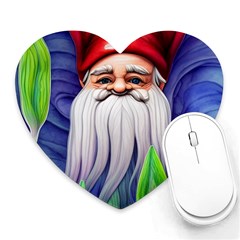 Magician s Charm For Sorcery And Spell Casting Heart Mousepad by GardenOfOphir