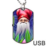 Magician s Charm For Sorcery And Spell Casting Dog Tag USB Flash (One Side) Front