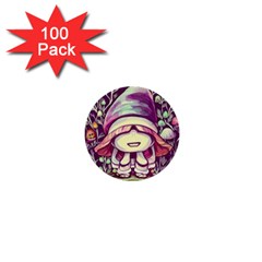 Toadstool Charm For Necromancy And Conjuration 1  Mini Buttons (100 Pack) 