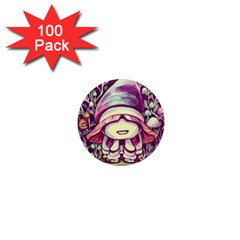 Toadstool Charm For Necromancy And Conjuration 1  Mini Magnets (100 pack) 