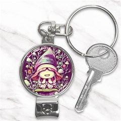 Toadstool Charm For Necromancy And Conjuration Nail Clippers Key Chain