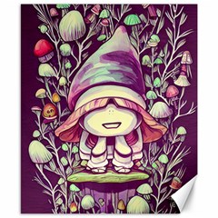 Toadstool Charm For Necromancy And Conjuration Canvas 8  x 10 