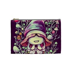 Toadstool Charm For Necromancy And Conjuration Cosmetic Bag (medium) by GardenOfOphir