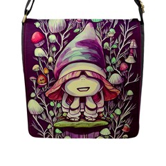 Toadstool Charm For Necromancy And Conjuration Flap Closure Messenger Bag (l) by GardenOfOphir