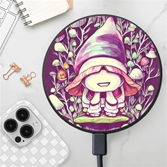 Toadstool Charm For Necromancy And Conjuration Wireless Fast Charger(black)