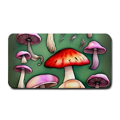 Glamour Mushroom For Enchantment And Bewitchment Medium Bar Mat by GardenOfOphir