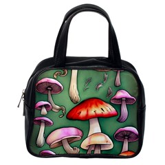 Glamour Mushroom For Enchantment And Bewitchment Classic Handbag (one Side) by GardenOfOphir