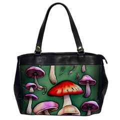 Glamour Mushroom For Enchantment And Bewitchment Oversize Office Handbag by GardenOfOphir