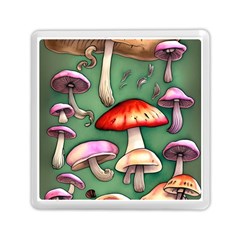 Glamour Mushroom For Enchantment And Bewitchment Memory Card Reader (square) by GardenOfOphir