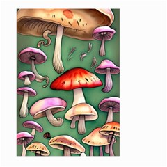 Glamour Mushroom For Enchantment And Bewitchment Large Garden Flag (two Sides) by GardenOfOphir