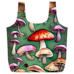 Glamour Mushroom For Enchantment And Bewitchment Full Print Recycle Bag (xl) by GardenOfOphir