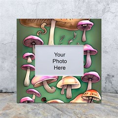 Glamour Mushroom For Enchantment And Bewitchment White Box Photo Frame 4  X 6  by GardenOfOphir