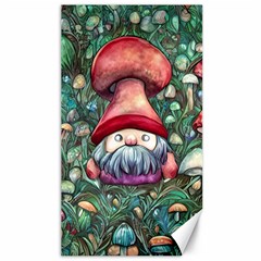 Black Art Mushroom For Incantation And Witchcraft Canvas 40  X 72  by GardenOfOphir