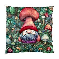 Black Art Mushroom For Incantation And Witchcraft Standard Cushion Case (two Sides) by GardenOfOphir