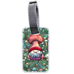 Black Art Mushroom For Incantation And Witchcraft Luggage Tag (two Sides) by GardenOfOphir