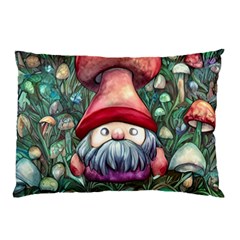 Black Art Mushroom For Incantation And Witchcraft Pillow Case (two Sides) by GardenOfOphir