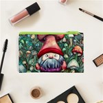 Black Art Mushroom For Incantation And Witchcraft Cosmetic Bag (XS) Back