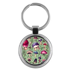 Presto Mushroom For Prestidigitation And Legerdemain Key Chain (round) by GardenOfOphir