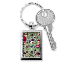 Presto Mushroom For Prestidigitation And Legerdemain Key Chain (rectangle) by GardenOfOphir